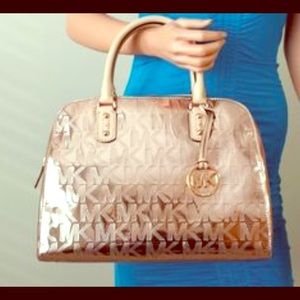 MICHAEL Michael Kors Rose gold Satchel